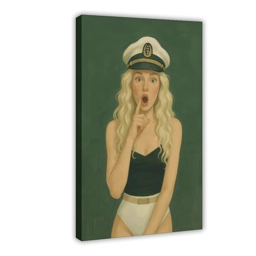 GAHCWB Retro Pin-Up Sailor Girl – nautisches Wandkunst, Leinwand-Poster, Schlafzimmer, Dekoration, Landschaft, Büro, Raumdekoration, Geschenk, 30 x 45 cm GAHCWB Retro Pin-Up Sailor Girl – nautisches Wandkunst, Leinwand-Poster, Schlafzimmer, Dekoration, Landschaft, Büro, Raumdekoration, Geschenk, 30 x 45 cm von GAHCWB