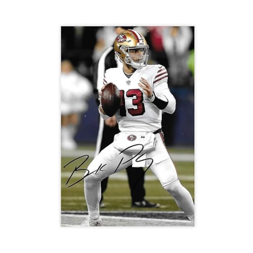 GAHCWB Super Star Young Quarterback Brock Purdy, schön signiertes Leinwandposter, Wandkunst, Dekordruck, Bild Gemälde für Wohnzimmer, Schlafzimmer, Dekoration, 60 x 90 cm GAHCWB Super Star Young Quarterback Brock Purdy, schön signiertes Leinwandposter, Wandkunst, Dekordruck, Bild Gemälde für Wohnzimmer, Schlafzimmer, Dekoration, 60 x 90 cm von GAHCWB