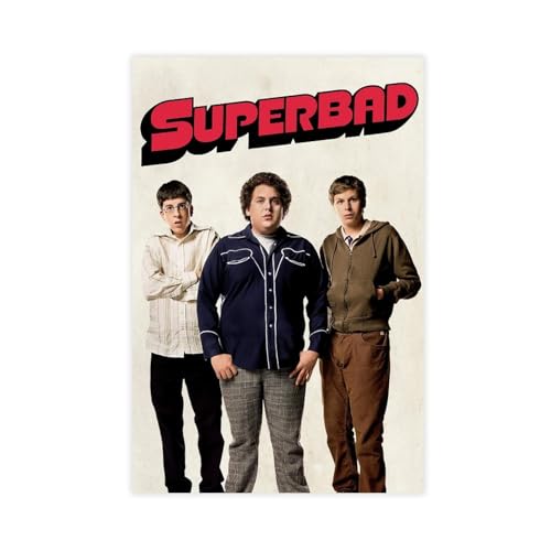 GAHCWB Superbad Filmposter auf Leinwand, Wandkunst, Dekordruck, Gemälde für Wohnzimmer, Schlafzimmer, Dekoration, 30 x 45 cm GAHCWB Superbad Filmposter auf Leinwand, Wandkunst, Dekordruck, Gemälde für Wohnzimmer, Schlafzimmer, Dekoration, 30 x 45 cm von GAHCWB