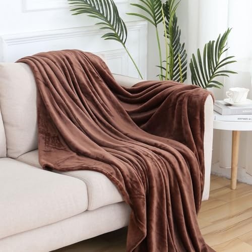 GAIFNAG Kuscheldecke Fleecedecke Flanell Decke 180 x 350 cm 230 G/M² Flanell Extra Weich, Waschbar Wendbare Flauschige Decke für Bett Sofa Schlafzimmer Büro Home, Braun GAIFNAG Kuscheldecke Fleecedecke Flanell Decke 180 x 350 cm 230 G/M² Flanell Extra Weich, Waschbar Wendbare Flauschige Decke für Bett Sofa Schlafzimmer Büro Home, Braun von GAIFNAG