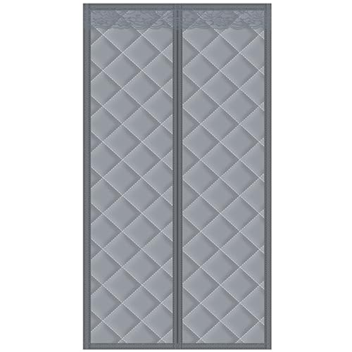 Magnet Wärmeschutzvorhang Tür 100 x 280 cm Wasserdicht Winddicht Haustierfreundlich Isoliervorhang Wärmeschutzvorhang für Kellertür Balkontüren Wohnzimmer, A von GAIFNAG