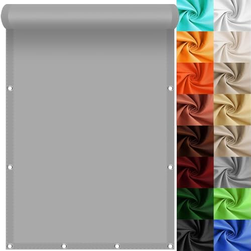 Sonnensegel Rechteckig 240 x 350 cm Wasserdicht Rechteckig Multi Farbe Und Größe Sonnensegel Wasserdicht inkl Befestigungsseile für Balkon Terrasse Garten, Hellgrau Sonnensegel Rechteckig 240 x 350 cm Wasserdicht Rechteckig Multi Farbe Und Größe Sonnensegel Wasserdicht inkl Befestigungsseile für Balkon Terrasse Garten, Hellgrau von GAIFNAG