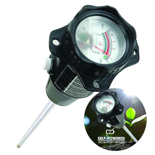 pH-Wert des Bodens und Meter 2-in-1-Tester 308mm Lang Wasserdicht Metall Elektrode für Drinnen Draußen & Draussen Gardens Pflanzen Blumen Landwirtschaft von GAIN EXPRESS