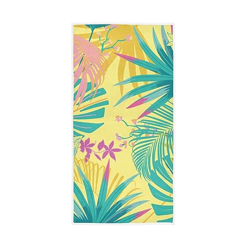 GAIREG Vector Sommer Blätter Handtuch, dekorative Handtücher für Badezimmer 15 x 30 Zoll von GAIREG