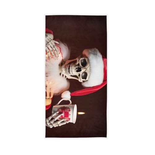 GAIREG Weihnachtsskelett-Handtücher für Badezimmer, Reisen, Camp, Hotel, Spa, 38,1 x 76,2 cm GAIREG Weihnachtsskelett-Handtücher für Badezimmer, Reisen, Camp, Hotel, Spa, 38,1 x 76,2 cm von GAIREG