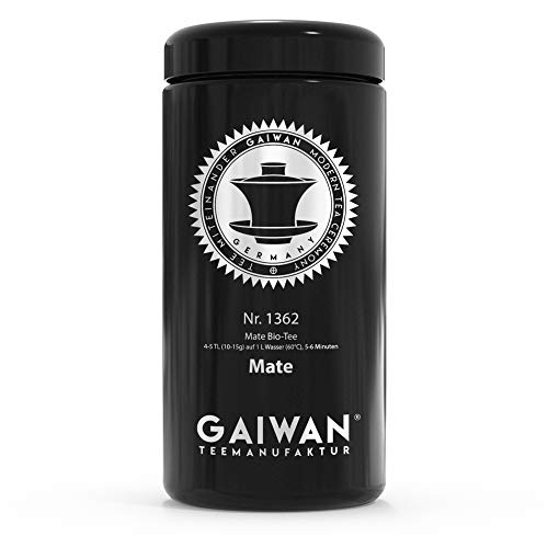 Große Teedose aus Glas für losen Tee, schwarz, luftdicht, 250 g, 500 g, 1000 g, beschriftet für Tee Nr. 1362 von GAIWAN von GAIWAN