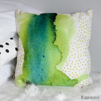 Buntes Dekokissen Wie Abstrakte Malerei, Inspirierendes Kissen, Kunst Auf Ihrer Couch in Ihrem Raum von GAJAsTREEHOUSE