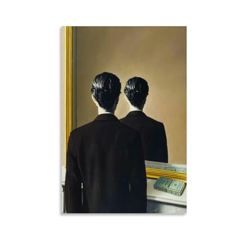 GAJUYL Surrealist Rene Magritte Poster, Reproduktion Interdite, Maler-Kunstposter, Leinwanddruck, dekorative Malerei, Unrahmen, 40 x 60 cm GAJUYL Surrealist Rene Magritte Poster, Reproduktion Interdite, Maler-Kunstposter, Leinwanddruck, dekorative Malerei, Unrahmen, 40 x 60 cm von GAJUYL