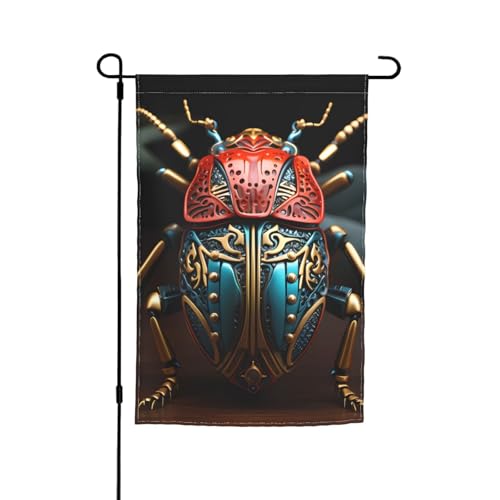 Bunte Käfer-Gartenflagge, 30,5 x 45,7 cm. Helle, doppelseitige Outdoor-Dekoration bringt Spaß in Ihren Garten. Bunte Käfer-Gartenflagge, 30,5 x 45,7 cm. Helle, doppelseitige Outdoor-Dekoration bringt Spaß in Ihren Garten. von GAJYFCL