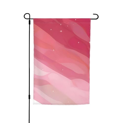 Gartenflagge mit rosafarbenem Farbverlauf, 30,5 x 45,7 cm. Helle, doppelseitige Outdoor-Dekoration bringt Spaß in Ihren Garten. Gartenflagge mit rosafarbenem Farbverlauf, 30,5 x 45,7 cm. Helle, doppelseitige Outdoor-Dekoration bringt Spaß in Ihren Garten. von GAJYFCL