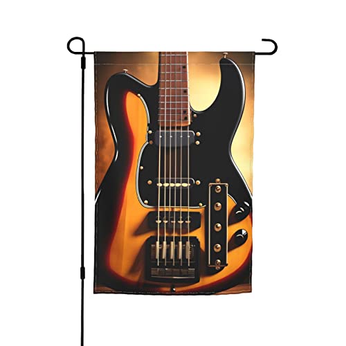 Instrumentalgitarre Gartenflagge, 30,5 x 45,7 cm, helle, doppelseitige Outdoor-Dekoration bringt Spaß in Ihren Hof. Instrumentalgitarre Gartenflagge, 30,5 x 45,7 cm, helle, doppelseitige Outdoor-Dekoration bringt Spaß in Ihren Hof. von GAJYFCL