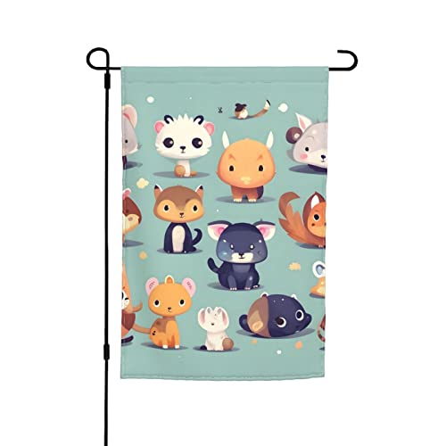Süße Gartenflagge mit kleinen Tieren, 30,5 x 45,7 cm. Helle, doppelseitige Outdoor-Dekoration bringt Spaß in Ihren Hof. Süße Gartenflagge mit kleinen Tieren, 30,5 x 45,7 cm. Helle, doppelseitige Outdoor-Dekoration bringt Spaß in Ihren Hof. von GAJYFCL