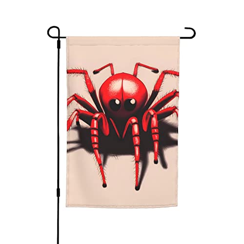 Süße kleine rote Spinne Gartenflagge 30,5 x 45,7 cm. Helle, doppelseitige Outdoor-Dekoration bringt Spaß in Ihren Hof. Süße kleine rote Spinne Gartenflagge 30,5 x 45,7 cm. Helle, doppelseitige Outdoor-Dekoration bringt Spaß in Ihren Hof. von GAJYFCL