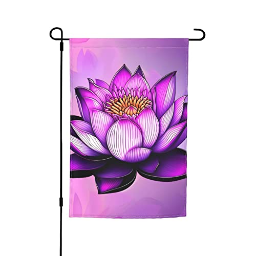 Violette Lotus-Gartenflagge, 30,5 x 45,7 cm. Helle, doppelseitige Outdoor-Dekoration bringt Spaß in Ihren Hof. Violette Lotus-Gartenflagge, 30,5 x 45,7 cm. Helle, doppelseitige Outdoor-Dekoration bringt Spaß in Ihren Hof. von GAJYFCL
