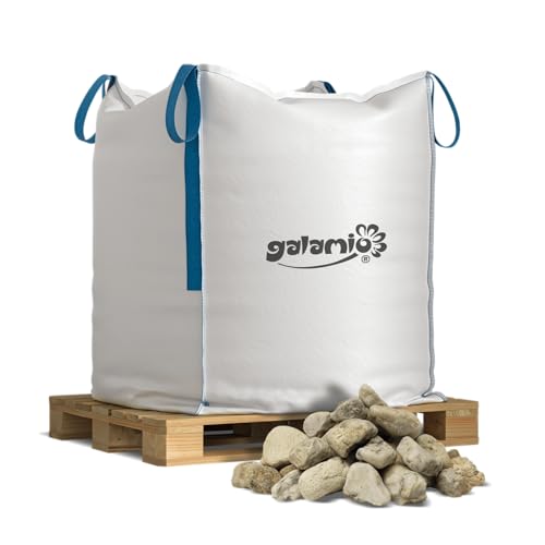 GALAMIO Buntkies Zierkies Edelkies Gartenkies Quarzkies Dekosteine Ziersteine Kieselsteine Flusskiesel Steine Kies Bunt 16-32mm 500kg BigBag / 1 Palette Paligo von GALAMIO