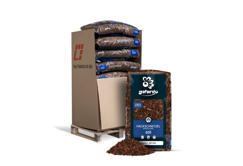 GALAMIO Holzhäcksel Braun, (Palette, 13-St) von GALAMIO