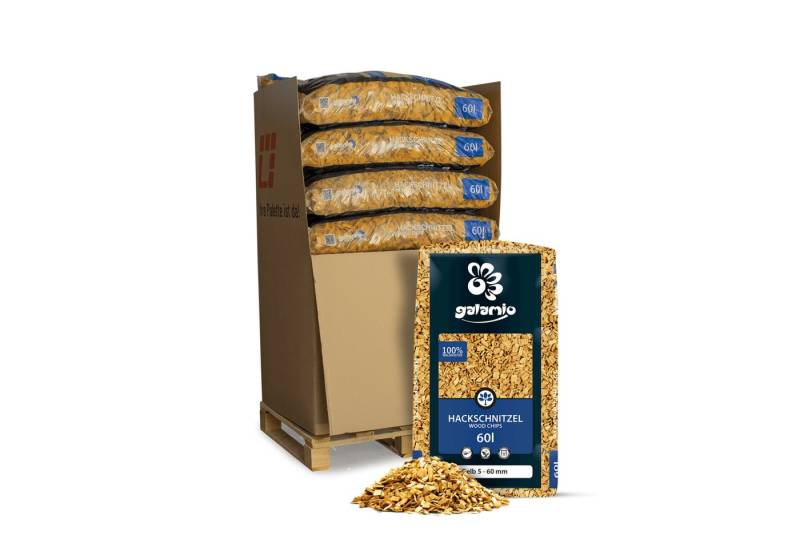 GALAMIO Holzhäcksel Gelb, (Palette, 13-St) von GALAMIO