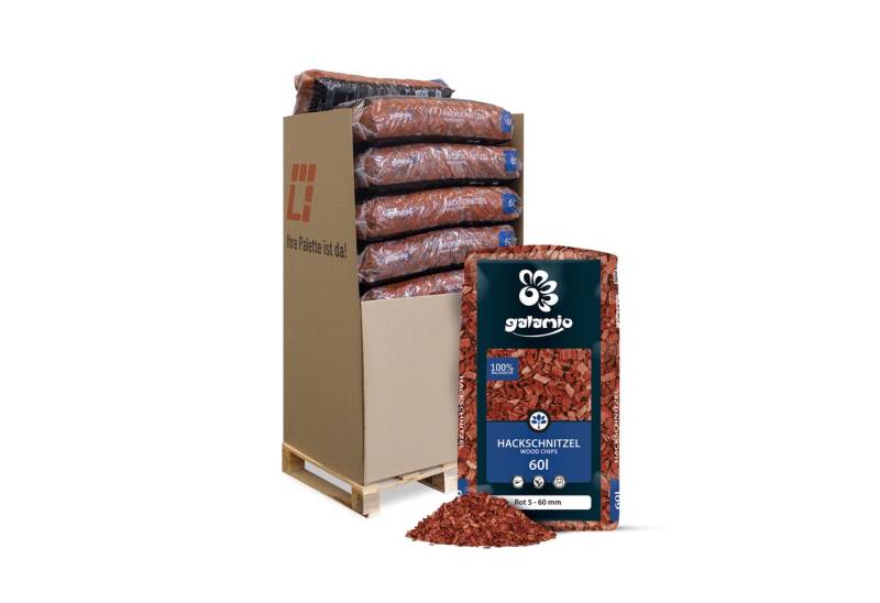 GALAMIO Holzhäcksel Rot, (Palette, 13-St) von GALAMIO