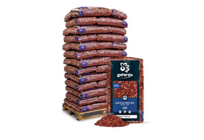 GALAMIO Holzhäcksel Rot, (Palette, 39-St) von GALAMIO