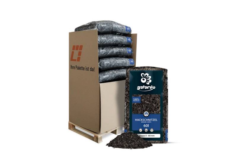 GALAMIO Holzhäcksel Schwarz, (Palette, 13-St) von GALAMIO