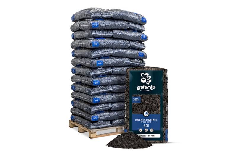 GALAMIO Holzhäcksel Schwarz, (Palette, 39-St) von GALAMIO