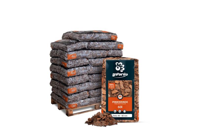 GALAMIO Pinienrinde Pinie Deko, (Palette, 26-St) von GALAMIO