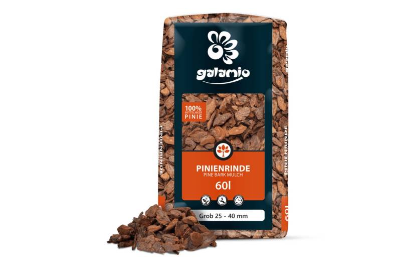 GALAMIO Pinienrinde Pinie Grob, (Palette, 1-St) von GALAMIO
