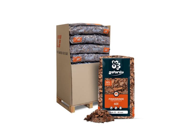 GALAMIO Pinienrinde Pinie Grob, (Palette, 13-St) von GALAMIO