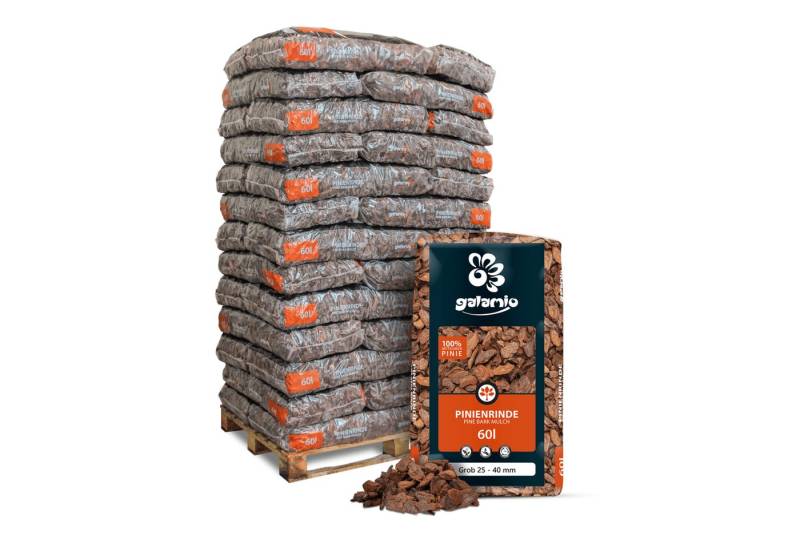 GALAMIO Pinienrinde Pinie Grob, (Palette, 39-St) von GALAMIO