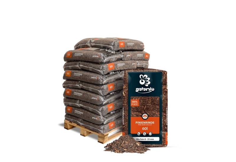 GALAMIO Pinienrinde Pinie Mix Fein, (Palette, 26-St) von GALAMIO