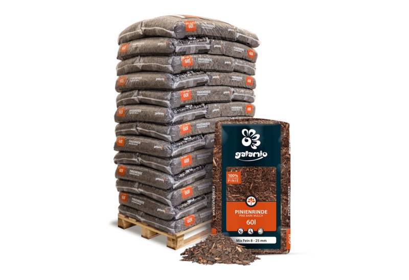 GALAMIO Pinienrinde Pinie Mix Fein, (Palette, 39-St) von GALAMIO