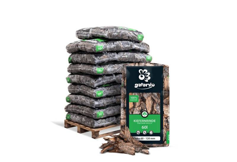 GALAMIO Rindenmulch Kiefer Deko, (Palette, 26-St) von GALAMIO