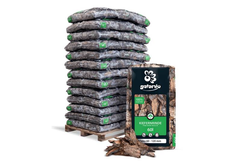 GALAMIO Rindenmulch Kiefer Deko, (Palette, 39-St) von GALAMIO