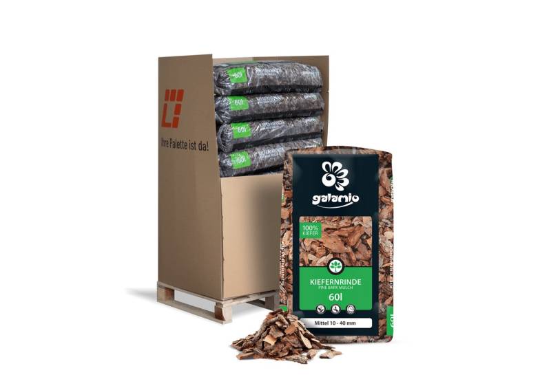 GALAMIO Rindenmulch Kiefer Mittel, (Palette, 13-St) von GALAMIO