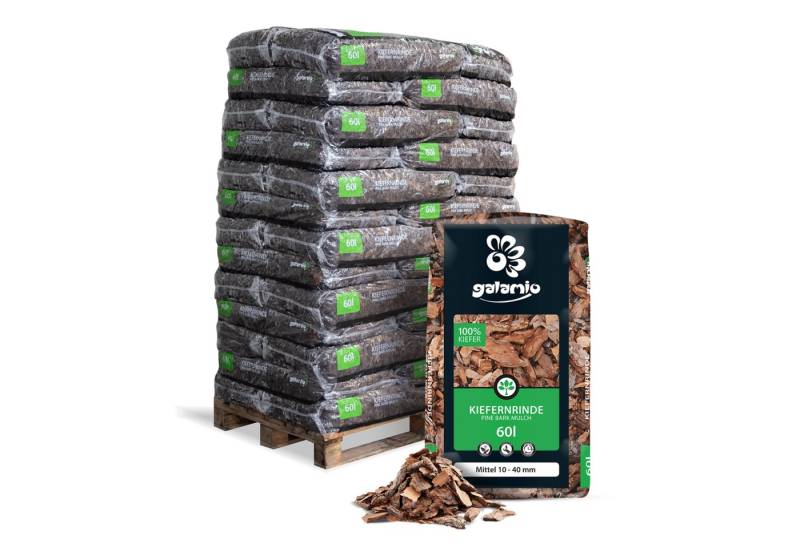 GALAMIO Rindenmulch Kiefer Mittel, (Palette, 39-St) von GALAMIO