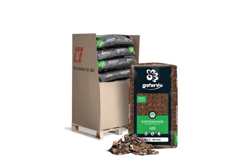 GALAMIO Rindenmulch Kiefer Mix, (Palette, 13-St) von GALAMIO