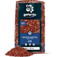 Galamio Holzhackschnitzel Rot 60l von GALAMIO