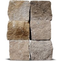 Sandsteinpflaster 15/17 gesägt gebrochen 1000kg - Galamio von GALAMIO