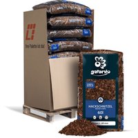 Holzhackschnitzel Braun 60l x 13 Sack 780l - Galamio von GALAMIO