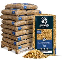 Holzhackschnitzel Gelb 60l x 26 Sack 1560l - Galamio Holzhackschnitzel Gelb 60l x 26 Sack 1560l - Galamio von GALAMIO