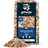 Holzhackschnitzel Natur 60l - Galamio von GALAMIO