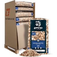 Holzhackschnitzel Natur 60l x 13 Sack 780l - Galamio von GALAMIO