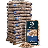 Holzhackschnitzel Natur 60l x 39 Sack 2340l - Galamio von GALAMIO