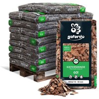 Rindenmulch Kiefer Mittel 60l x 26 Sack 1560l - Galamio von GALAMIO