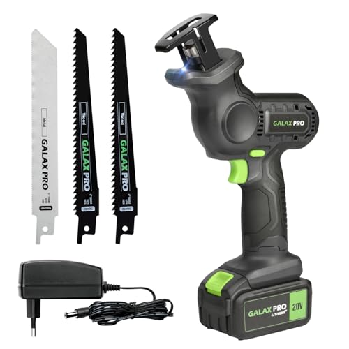 GALAX PRO 20V 4,0 Ah Akku-Säbelsägen-Set mit hoher Kapazität – inkl. 2 Holzschneideblätter und 1 Metallschneideblatt für vielseitigen Einsatz im Heimwerker- und professionellen Bereich GALAX PRO 20V 4,0 Ah Akku-Säbelsägen-Set mit hoher Kapazität – inkl. 2 Holzschneideblätter und 1 Metallschneideblatt für vielseitigen Einsatz im Heimwerker- und professionellen Bereich von GALAX PRO