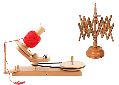 Hand Operated Yarn Ball Winder | Swift, Yarn, Wool, and String Holder| Knitting & Crochet Accessories Galaxy Indiacraft von GALAXY INDIACRAFT