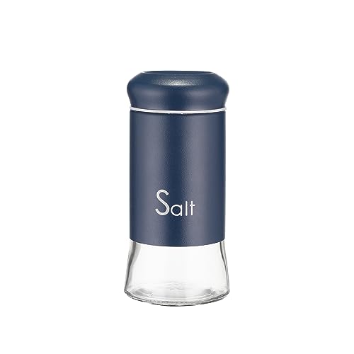 Galicja Gewürzdosen GRENO – Gewürz Organizer – Salzstreuer – Gewürzstreuer – Spice Jars – Salzstreuer klein – 150ml Gewürzgläser fur SALT Marineblau von GALICJA