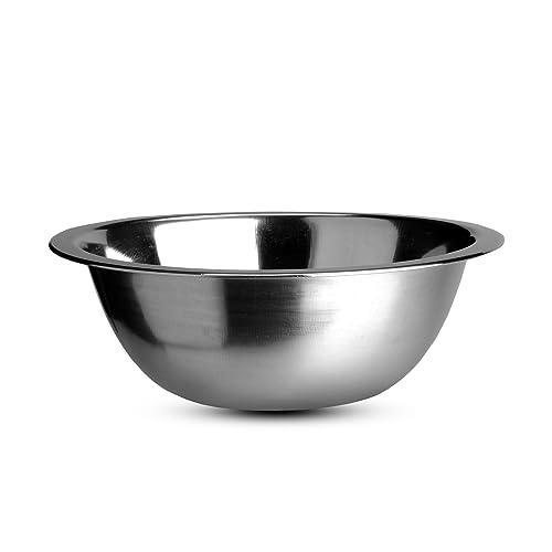 GALICJA Hohe Schüssel – Salatschüssel – Bowl Schüssel – Salatschüssel Groβ – Salad Bowl – Schüssel Edelstahl – Edelstahl Schale – Groβe Salatschüssel – 30cm von GALICJA