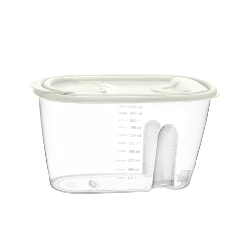 GALICJA MOLLY Behälter für lose Lebensmittel – Luftdichte Aufbewahrungsbox Groß – Food Storage Containers – Luftdichte Box – Box Luftdicht Groß 20x9,5x17 Cremefarben 1000ml GALICJA MOLLY Behälter für lose Lebensmittel – Luftdichte Aufbewahrungsbox Groß – Food Storage Containers – Luftdichte Box – Box Luftdicht Groß 20x9,5x17 Cremefarben 1000ml von GALICJA