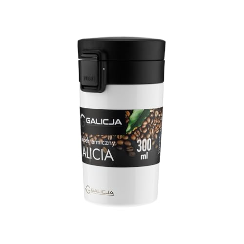 GALICJA Thermobecher ALICIA – Thermobecher Kaffee To Go – Kaffee To Go Becher – Trinkbecher Mit Deckel – Coffee Mug – Kaffeebecher Thermo – Kaffebecherhalter To Go 300ml Weiß GALICJA Thermobecher ALICIA – Thermobecher Kaffee To Go – Kaffee To Go Becher – Trinkbecher Mit Deckel – Coffee Mug – Kaffeebecher Thermo – Kaffebecherhalter To Go 300ml Weiß von GALICJA